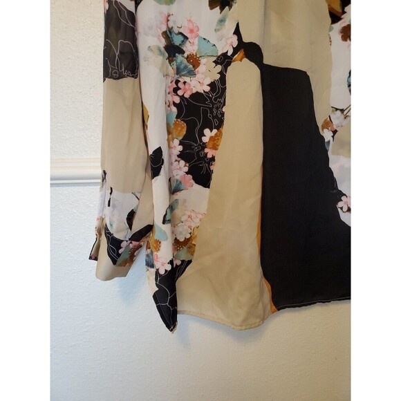 Phillip Lim 3.1 Womens Blouse Size M Floral Button-Up Long Sleeve NWOT - Picture 14 of 16